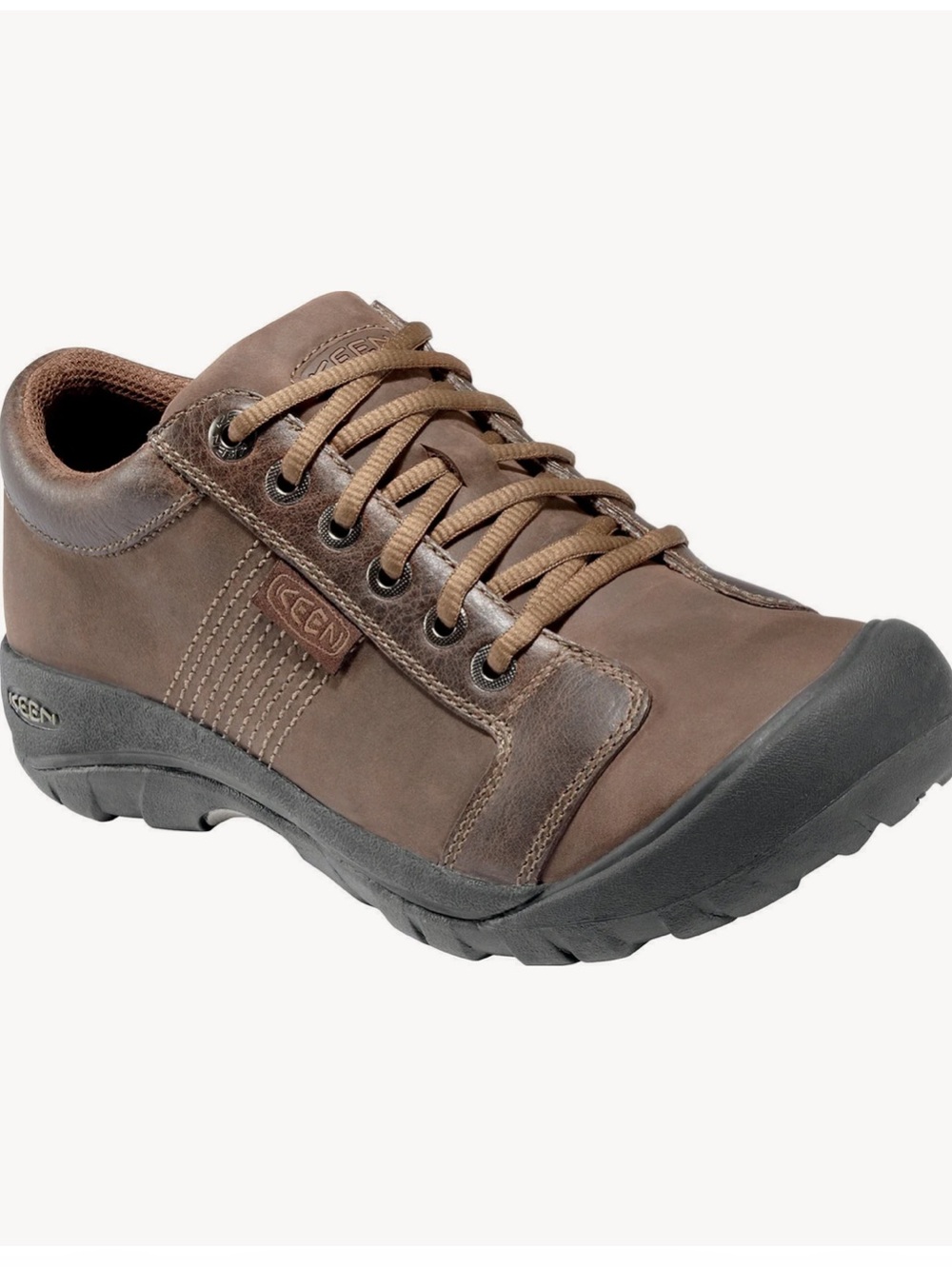 NIB KEEN Men's Brown Leather ‘Austin’ Lace-Up shoe size 11.5